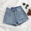 Quần Short Jean Nữ Rách Xước