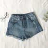 Quần Short Jean Nữ Rách Xước